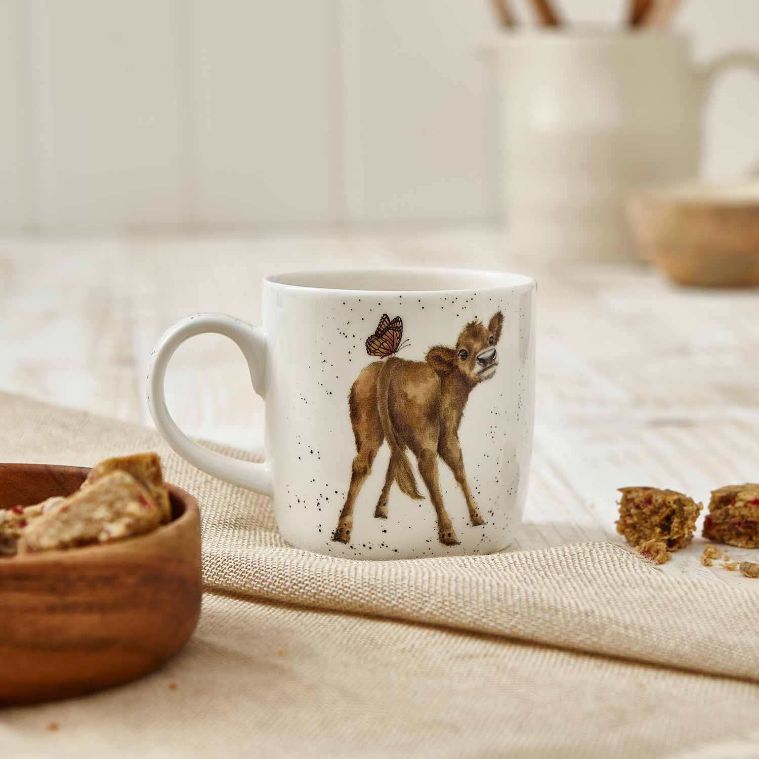 Wrendale Designs Bessie 14 fl.oz. Mug, Cow image number null